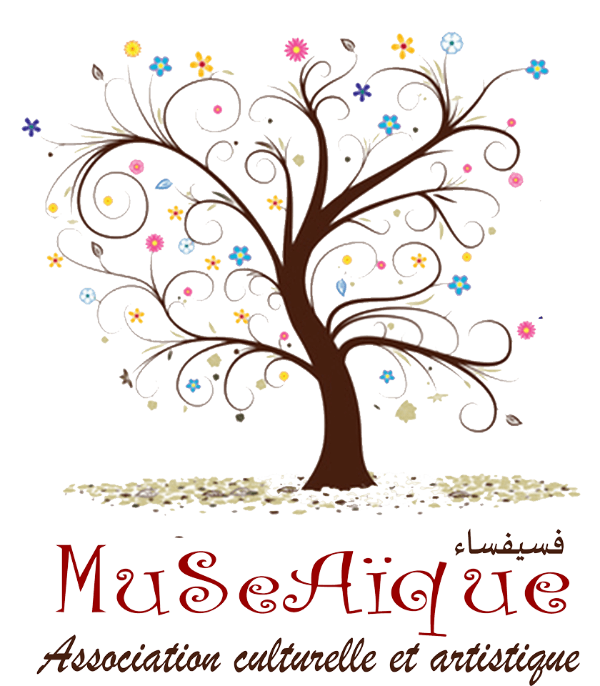 MuseAïque — arbre fleuri symbolisant l'art et la culture
